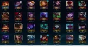Conta Bronze II/Varias skins e champs