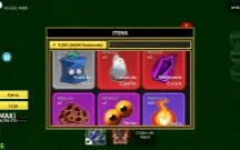 Conta blox fruit nível Max com várias coisas