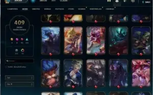 Conta lol, skins raras, mais de 400 skins