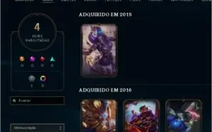 Conta LoL Platina III