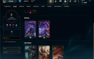 Bronze 3 com 26 Champs e 6 Skins + 5 Espolios