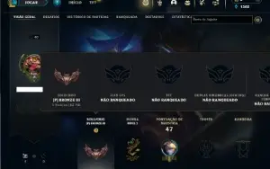 Bronze 3 com 26 Champs e 6 Skins + 5 Espolios
