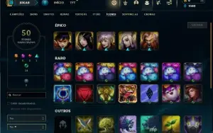 Bronze 3 com 26 Champs e 6 Skins + 5 Espolios