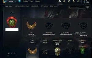 Conta Unranked com 125 Champs e 92 Skins