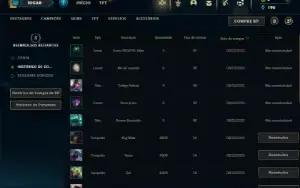 Unranked com 36 Champs e 2 Skins ( Ex Bronze )
