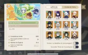 Conta Genshin Impact | AR60 + 37 Cinco Estrelas