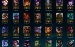 Conta lvl 33 90 campeões + 25 skins