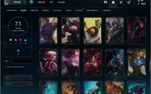 Conta lol quase full champ varias skins