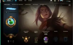 Conta lol quase full champ varias skins