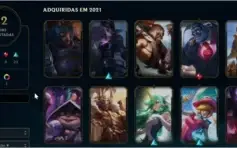 conta lol ouro IV 82 skins