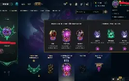 Conta League of Legends, Full champs, 1110 Rp, Esmeralda IV