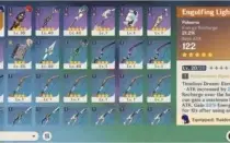 Genshin Impact AR 25 Diluc - Raiden Shogun - Luz do Cortador