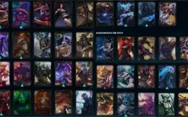 Conta League of legends (Platina, 150 skins, 125 champs)