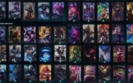 Conta League of legends (Platina, 150 skins, 125 champs)