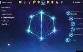 Genshin Impact - Ar54 , 7 Personagens T5 E 6 Armas T5 +2 Bis