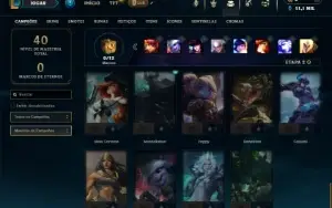 Grão-Mestre com 35 Champs e 1 Skin ( 487 PDL )