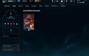 Grão-Mestre com 35 Champs e 1 Skin ( 487 PDL )