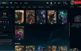 Conta Platina 4 Nivel 99, 67 Campeões
