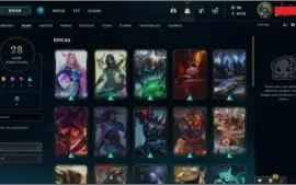 Conta Platina 4 Nivel 99, 67 Campeões