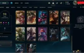 Conta Platina 4 Nivel 99, 67 Campeões