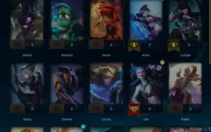 Conta lol SMURF plat 3 com skin lendária da Jinx