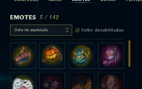 Conta lol SMURF plat 3 com skin lendária da Jinx