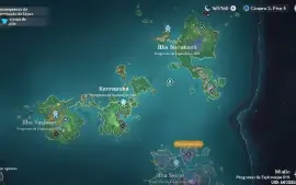 Conta Genshin AR46 com bastante conteúdo e 7 char 5 estrela.