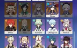 Conta Genshin AR46 com bastante conteúdo e 7 char 5 estrela.