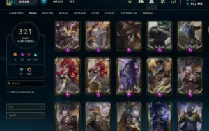Conta do Lol de um Main Samira