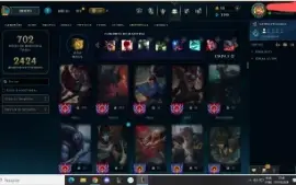 Conta com 5 anos/MMR Platina+/348 Skins/50 Cromas+