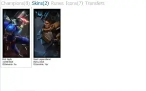Conta lol lvl 15 +8 Campeões +1000 Ip +2 Skins +7 Icones