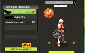 Conta zob 194/roub154 S/ certificar dofus serv pandawo