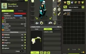 Conta zob 194/roub154 S/ certificar dofus serv pandawo