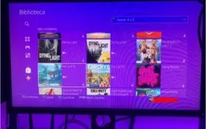 CONTA PS4 COM VÁRIOS JOGOS