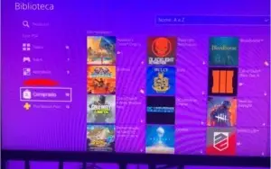 CONTA PS4 COM VÁRIOS JOGOS