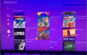 CONTA PS4 COM VÁRIOS JOGOS