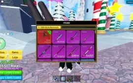 Conta de Blox fruit contas level 2550 [level maximo]