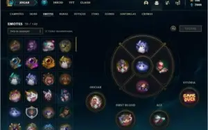 Conta com 427 skins + 44 Cromas