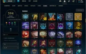 Conta com 427 skins + 44 Cromas