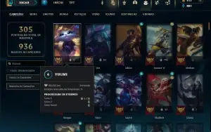 Diamante 4 com TODOS os Champs e 110 Skins