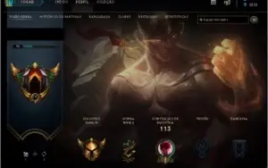 Contas league of legends com otimo mmr e varias skins