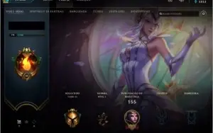 Contas league of legends com otimo mmr e varias skins