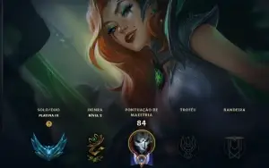 Conta smurf platina LoL