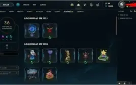 conta do lol todos campeao e 341 skin