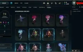 conta do lol todos campeao e 341 skin