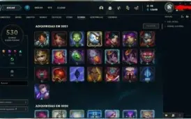 conta do lol todos campeao e 341 skin