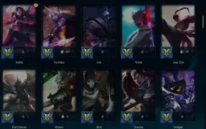Conta de lol com varias maestrias querendo vender rapido
