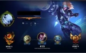 Conta LOL ouro V 247 skins todos os champs