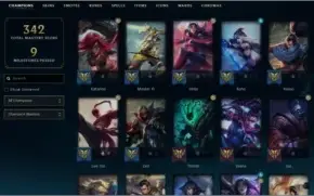 Conta lv 245 com Akali KDA Prestígio, 53 skins, 87 champions