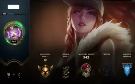Conta lv 245 com Akali KDA Prestígio, 53 skins, 87 champions